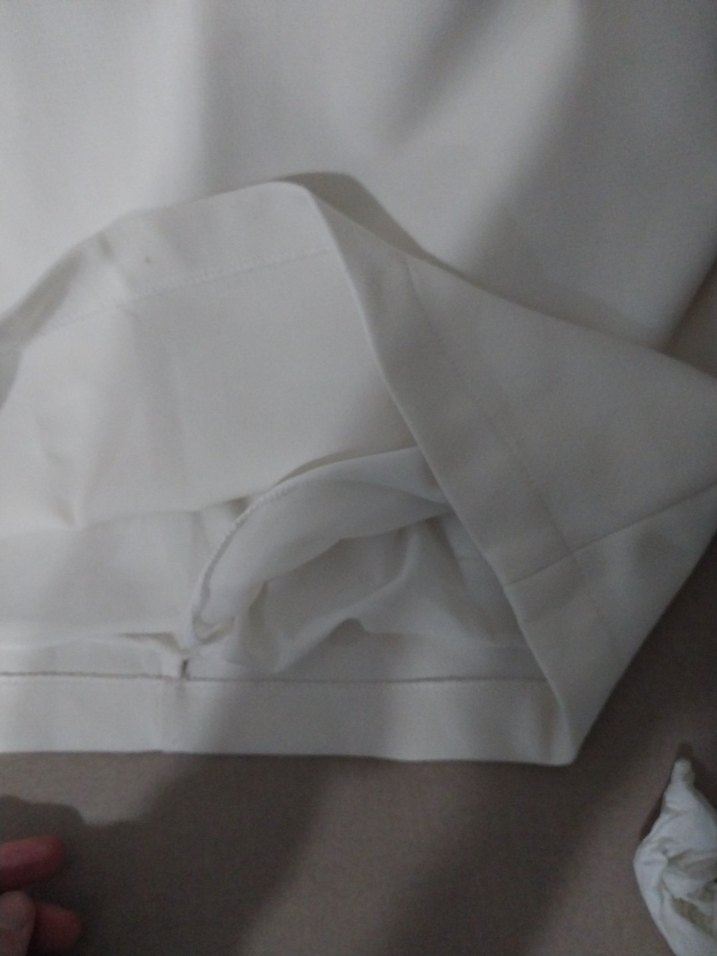 Dantel Detaylı Beyaz Midi Elbise - Görsel 3