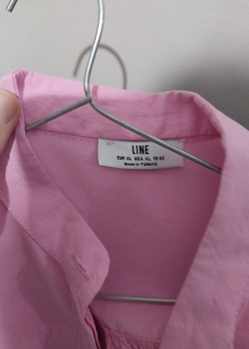 Pembe Uzun Kollu tunik pantolon takımı - Görsel 5