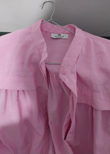 Pembe Uzun Kollu tunik pantolon takımı - Görsel 2