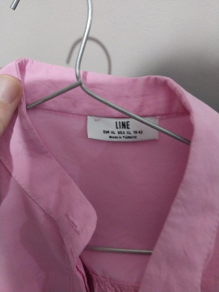 Pembe Uzun Kollu tunik pantolon takımı - Görsel 5