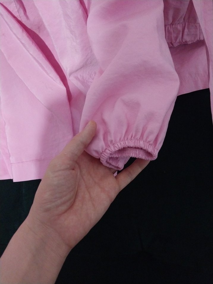 Pembe Uzun Kollu tunik pantolon takımı - Görsel 3