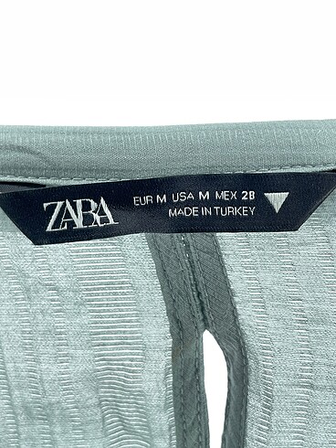 m Beden yeşil Renk Zara Gömlek %70 İndirimli.