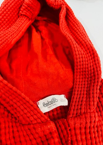 Kapüşonlu Kırmızı Erkek Çocuk uyku tulumu - Görsel 3