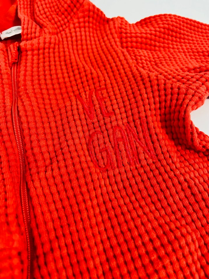 Kapüşonlu Kırmızı Erkek Çocuk uyku tulumu - Görsel 5