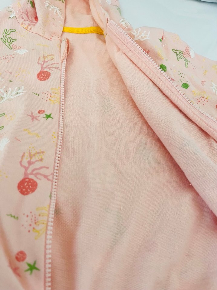 Nakışlı Beyaz Fırfırlı Bebek Kız Tişört çiçekli hırka beraber  - Görsel 4