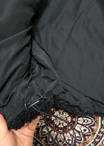 Siyah Fermuarlı Kadın Midi Ceket - Görsel 4