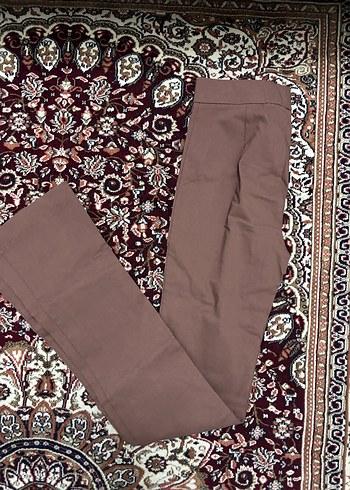 Kadın Kahverengi  Kumaş Pantolon - Görsel 3