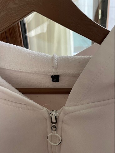 xl Beden fermuarlı sweatshirt