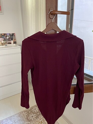 xl Beden bordo Renk bordo kazak