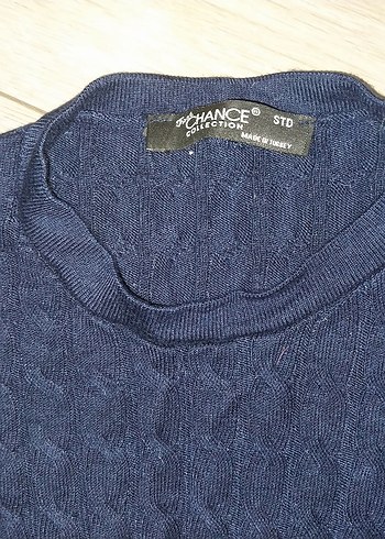 Kadın Lacivert Triko Sweatshirt - Görsel 2