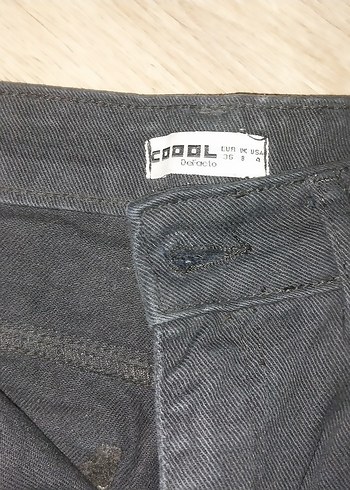 Kadın Siyah Bol Kargo Pantalon - Görsel 3