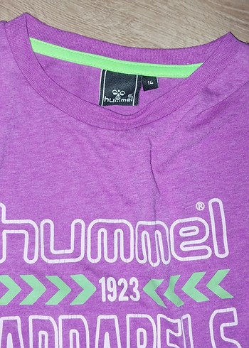 Mor Hummel Baskılı Kadın Tişört - Görsel 2