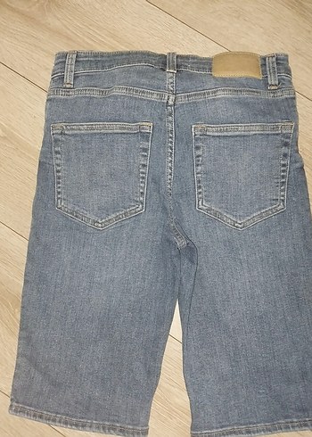 HM Midi Denim Kadın Şort - Görsel 4