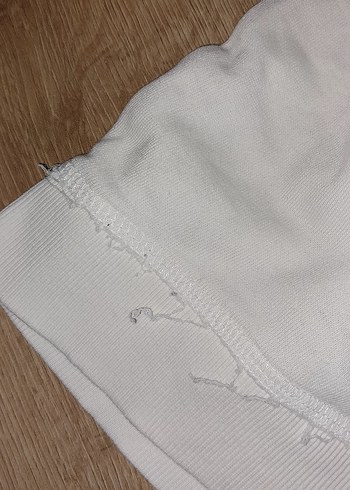 Beyaz Baskılı Kız çocuk Sweatshirt - Görsel 3