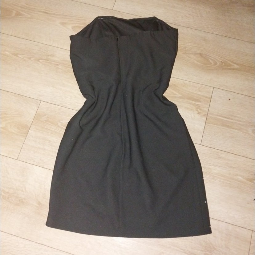 Taş Detaylı Straplez Mini Abiye Elbise - Görsel 2