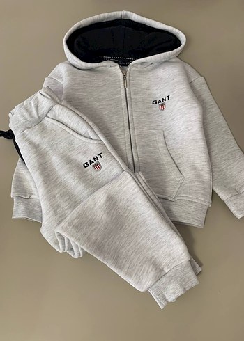 Gant GANT Gri Fermuarlı Erkek Çocuk Eşofman Takımı