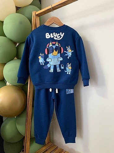 5 Yaş Beden ZARA BLUEY TAKIM