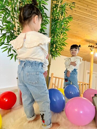 Zara ZARA MİCKEY MOUSE JEAN