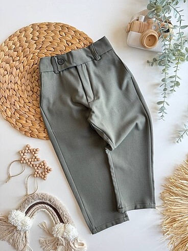 5 Yaş Beden BEL KEMER DETAYLI JOGGER PANTOLON