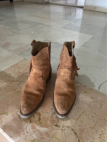 Aldo Kadın Taba Rengi Püsküllü Kısa Bot