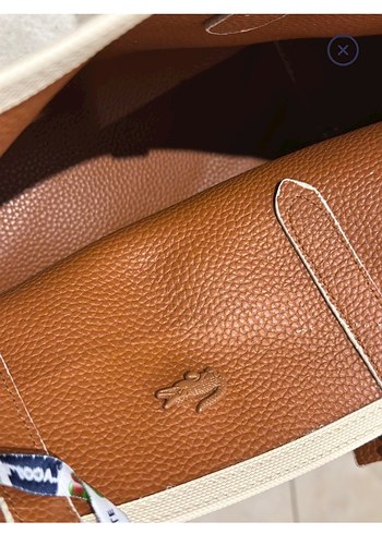 Bej lacoste Kadın çift taraflı  Çanta - Görsel 3