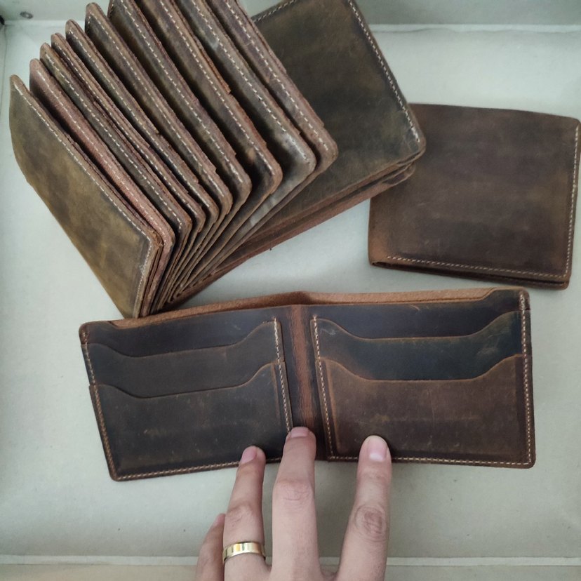 Kahverengi Hakiki Deri Erkek Cüzdanı - Görsel 3