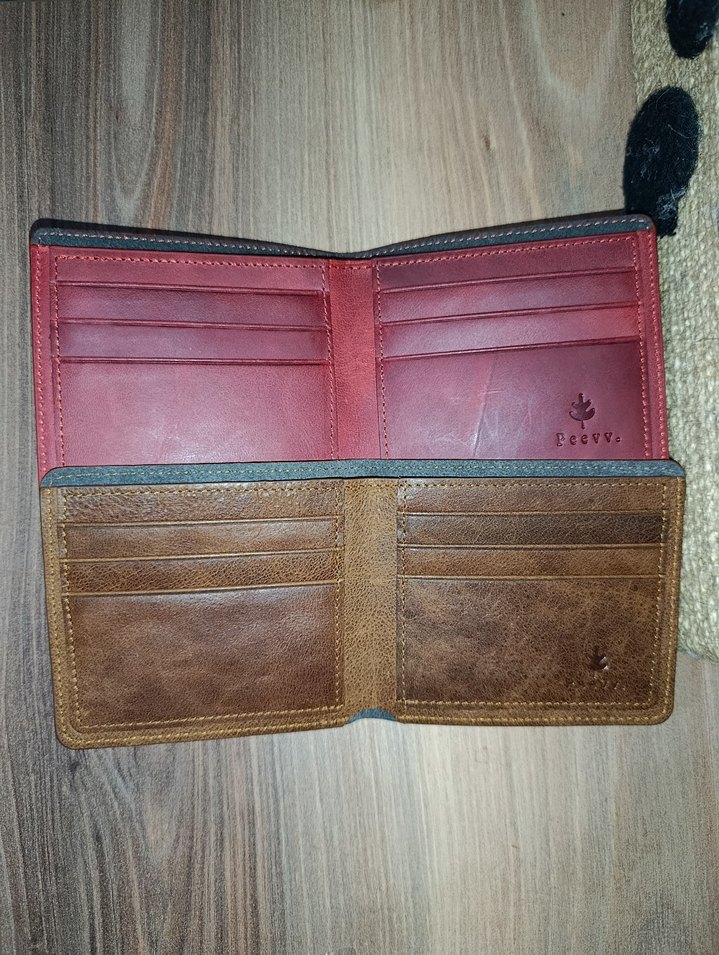 Deri Bohem erkek cüzdan - Görsel 4