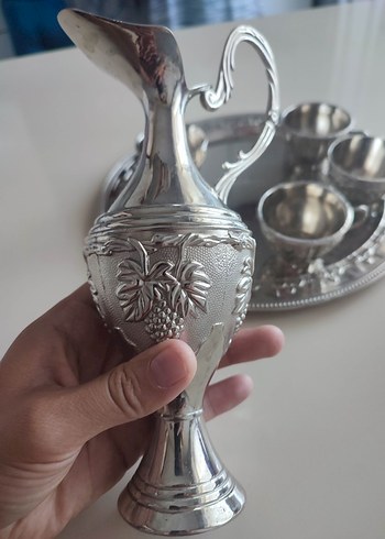 gümüş renk zemzem takımı - Görsel 7