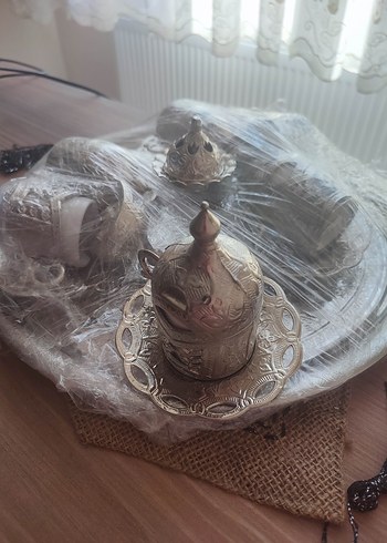 Gümüş Kaplama 6'lı Kahve Fincanı Seti - Görsel 7