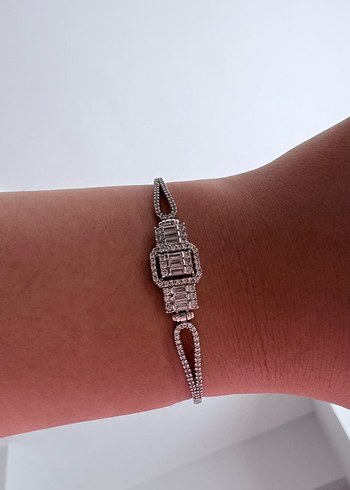 altınbaş gümüş baget bileklik - Görsel 5