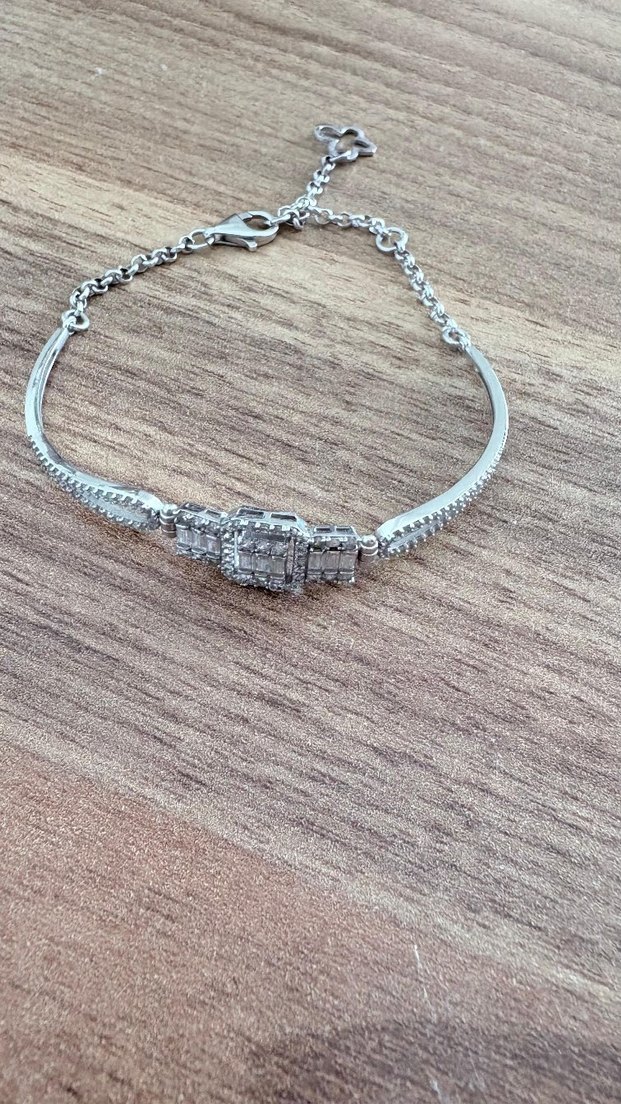 altınbaş gümüş baget bileklik - Görsel 2