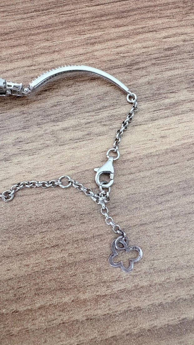 altınbaş gümüş baget bileklik - Görsel 4