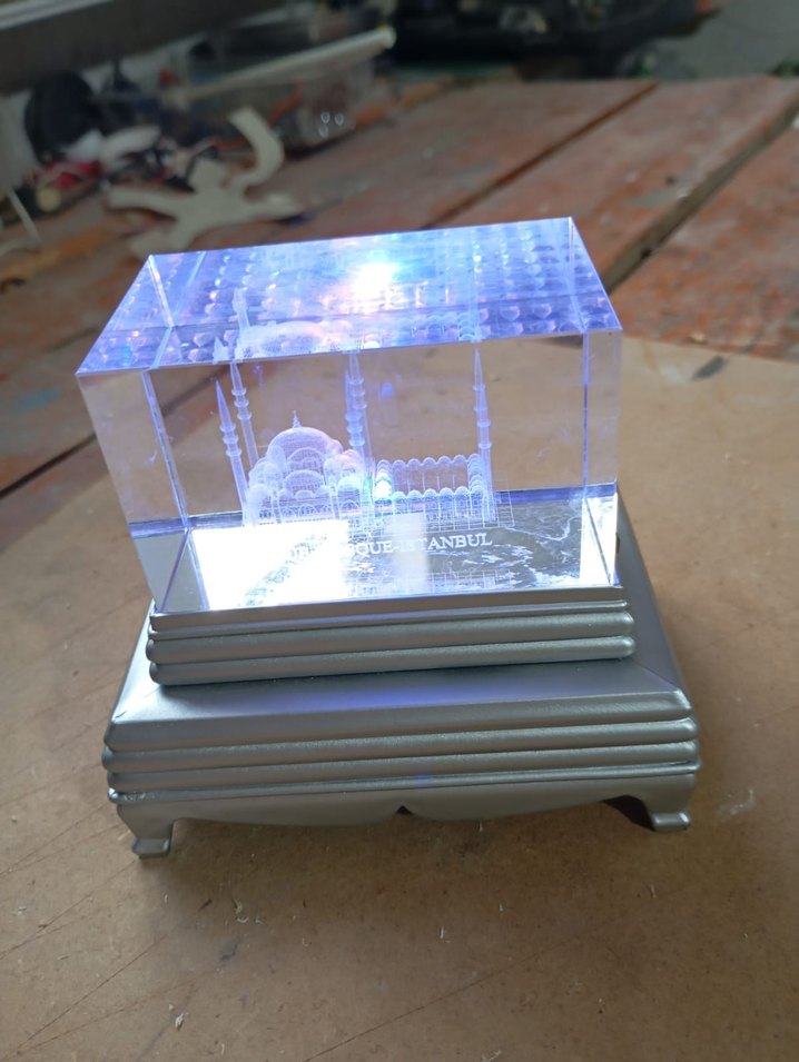 3D kristal ışıklı Sultan Ahmet Cami - Görsel 2