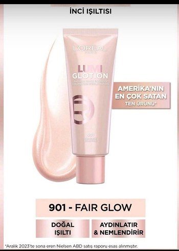 L'Oréal Paris Loreal Lumi Glotion Aydınlatıcı 901 Fair Glow