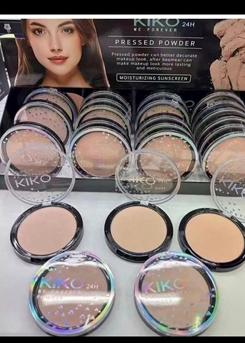Kiko 24H Preslenmiş Pudra - Açık Bej