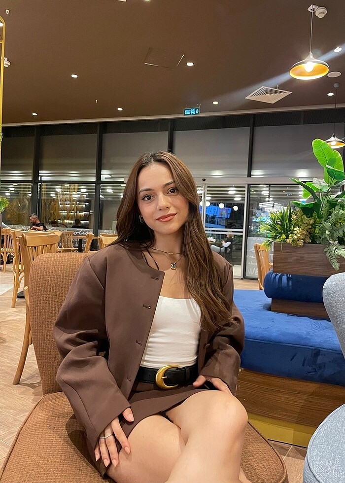 Zara Bomber blazer - etek takım - Görsel 4