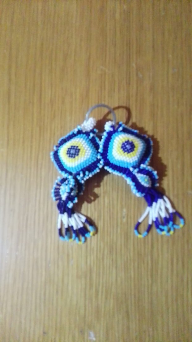 Renkli Boncuklu Bohem Kadın Anahtarlık - Görsel 2