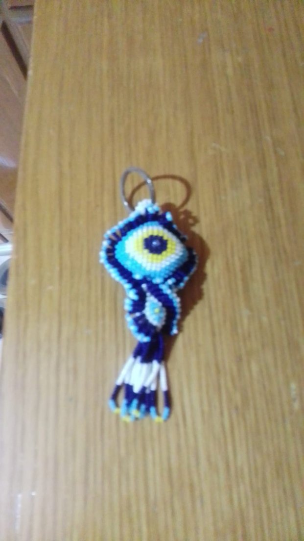 Renkli Boncuklu Bohem Kadın Anahtarlık - Görsel 3