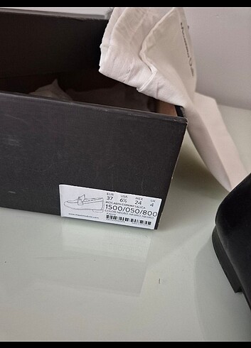 37 Beden Massimo Dutti kadın deri loafer