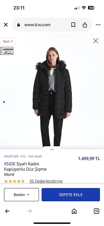 Kadın mont