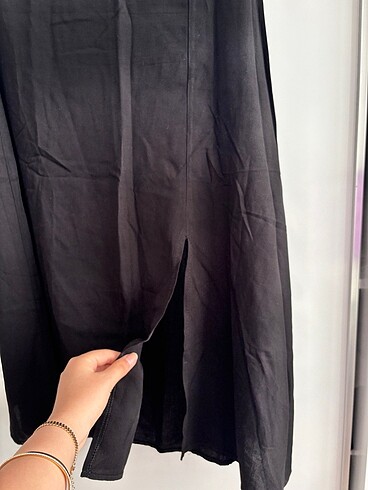Zara MIDI boy yırtmaçlı etek