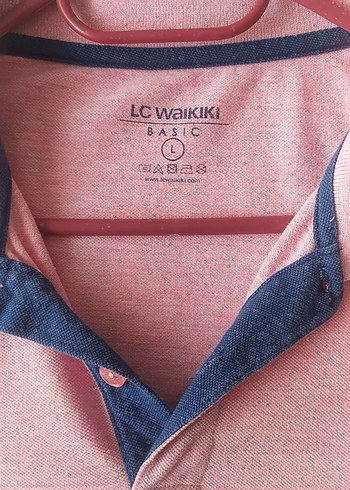 LC Waikiki Pembe Pamuklu Düğmeli Erkek Polo Tişört