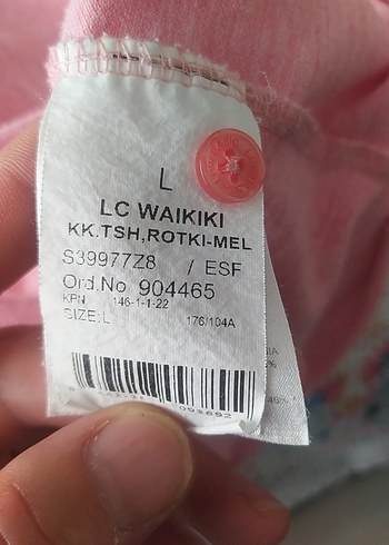 l Beden Pembe Pamuklu Düğmeli Erkek Polo Tişört