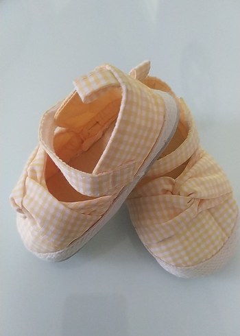 Kız Bebek Sarı Fırfırlı İlk Adım Ayakkabısı - Görsel 4