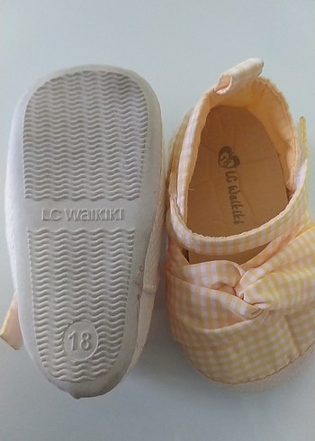 Kız Bebek Sarı Fırfırlı İlk Adım Ayakkabısı - Görsel 5