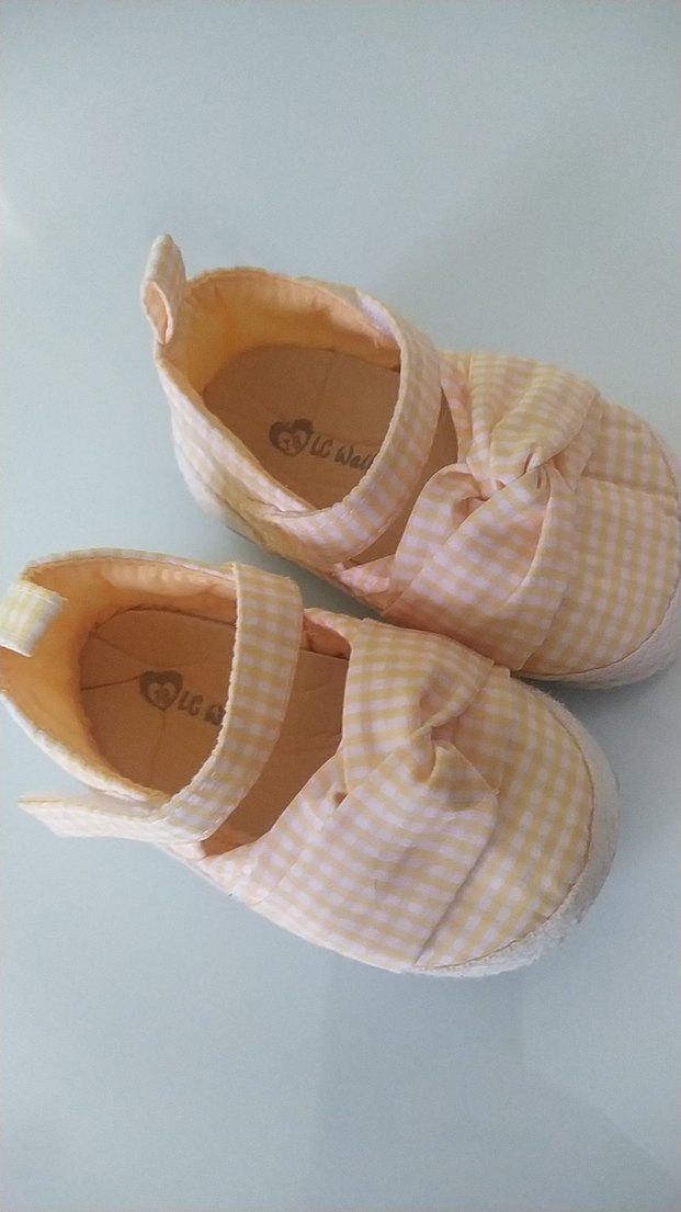 Kız Bebek Sarı Fırfırlı İlk Adım Ayakkabısı - Görsel 2