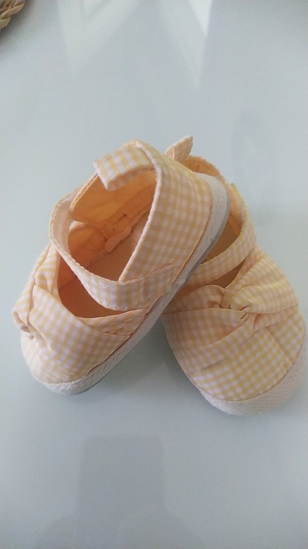 Kız Bebek Sarı Fırfırlı İlk Adım Ayakkabısı - Görsel 4