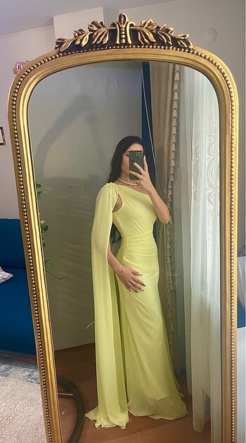 s Beden sarı Renk limon rengi abiye