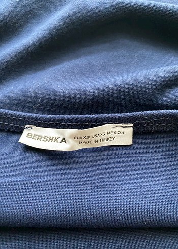 xs Beden Kadın Lacivert Straplez bandeau top