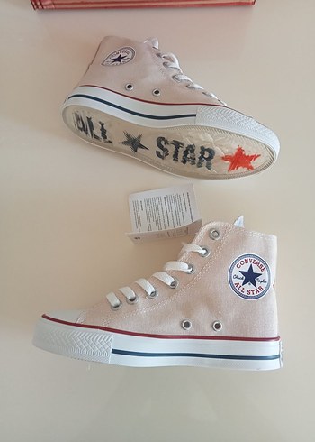 Converse Krem Kadın Spor Ayakkabı